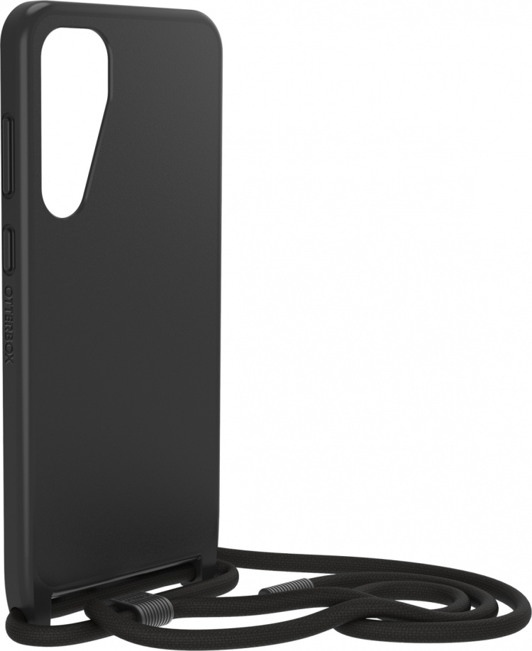 Otterbox React Necklace beskyttelsesetui med rem, sort, Samsung Galaxy S24+
