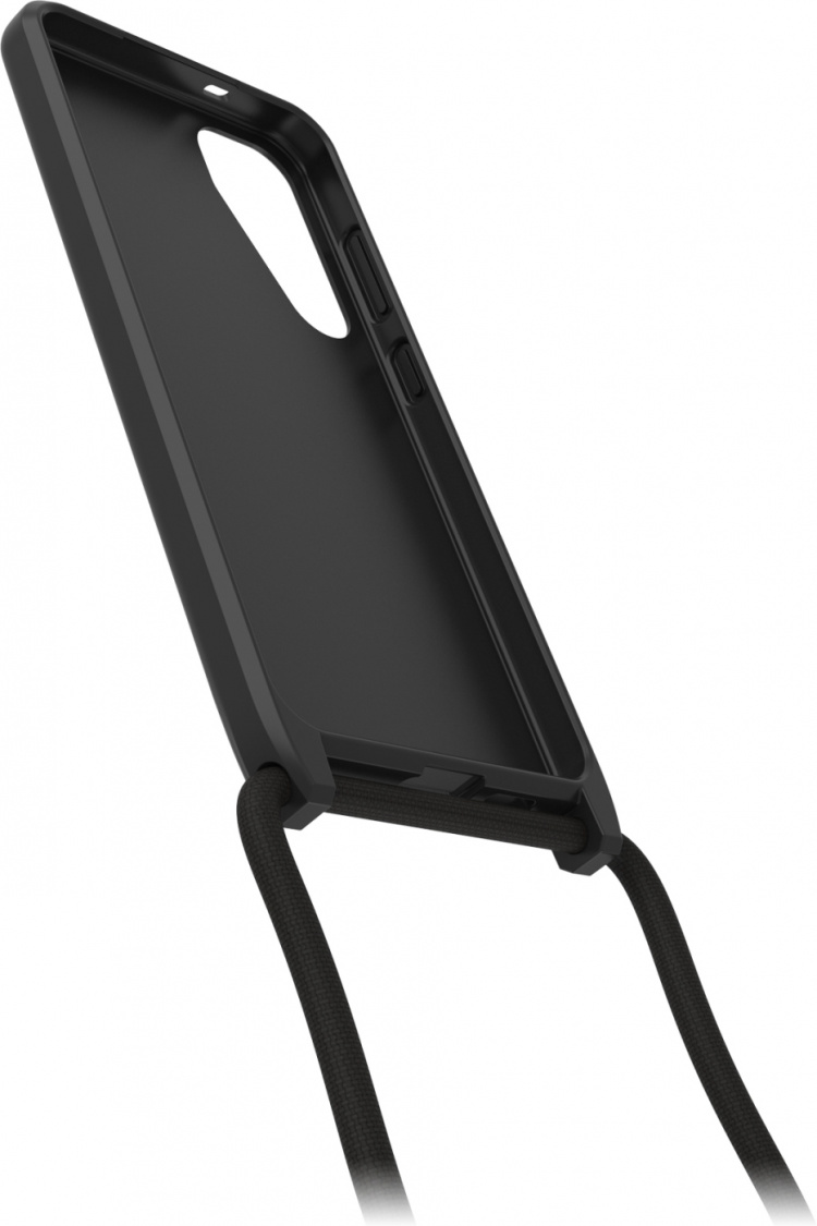 Otterbox React Necklace beskyttelsesetui med rem, sort, Samsung Galaxy S24+