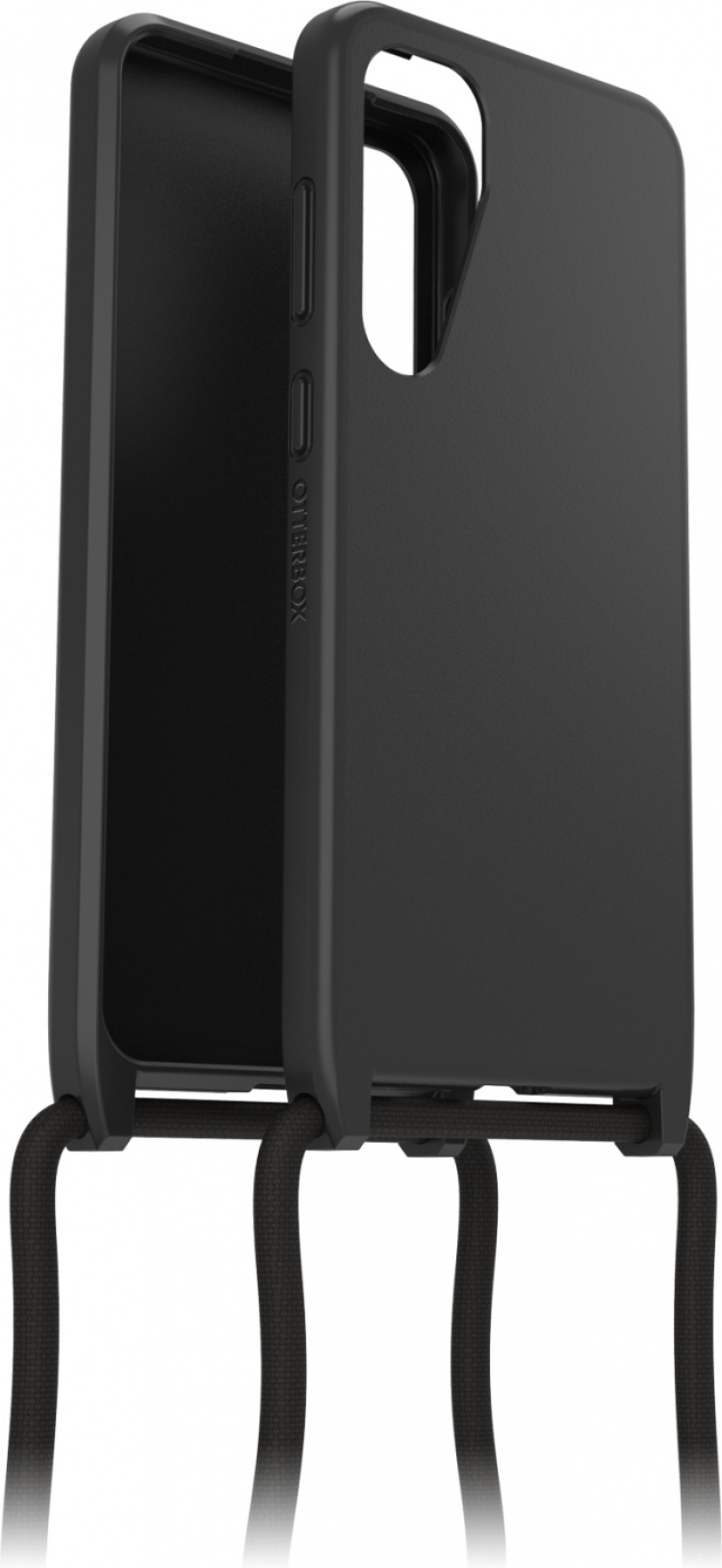 Otterbox React Necklace beskyttelsesetui med rem, sort, Samsung Galaxy S24+