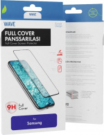 Wave Fuldt cover, Samsung Galaxy A55 5G / A35 5G, sort ramme