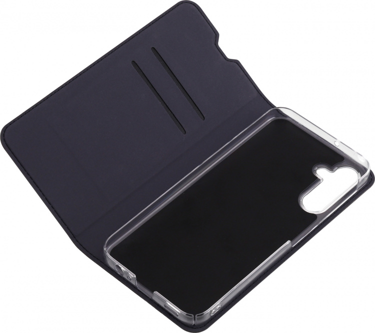 FoneKit BookCase beskyttelsesetui, Samsung Galaxy A55, sort