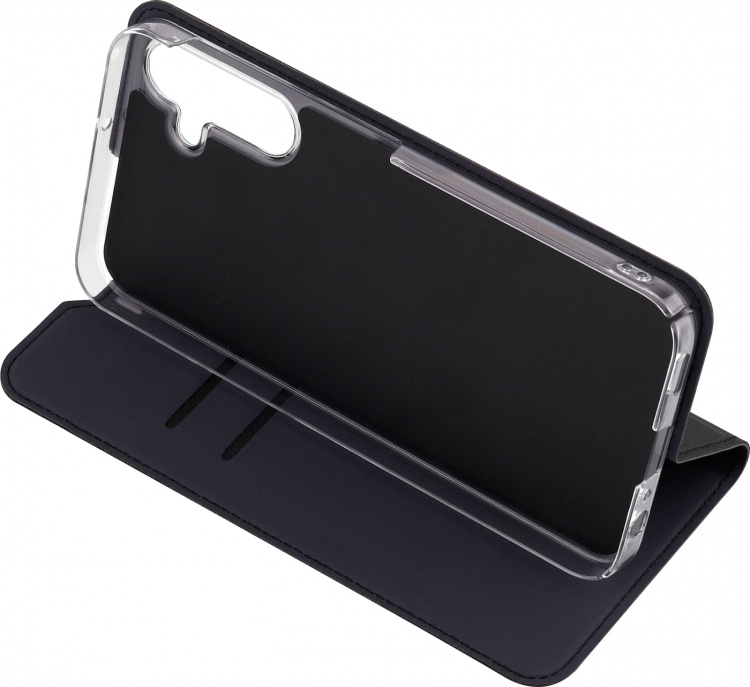 FoneKit BookCase beskyttelsesetui, Samsung Galaxy A55, sort