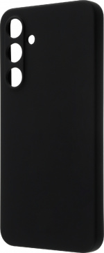 Wave Soft Touch silikonebeskytter, Samsung Galaxy A55 5G, Sort