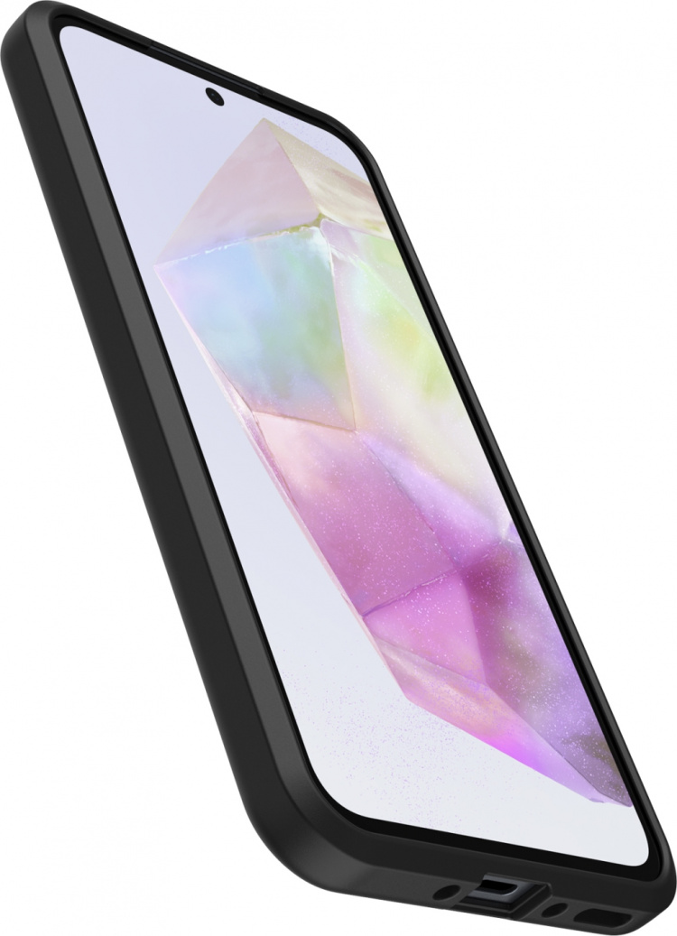 Otterbox React beskyttelsesetui, sort, Samsung Galaxy A35