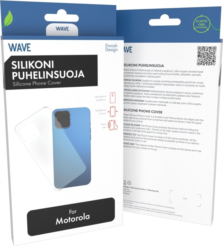 Wave silikonebeskytter, Motorola Moto G04, klar