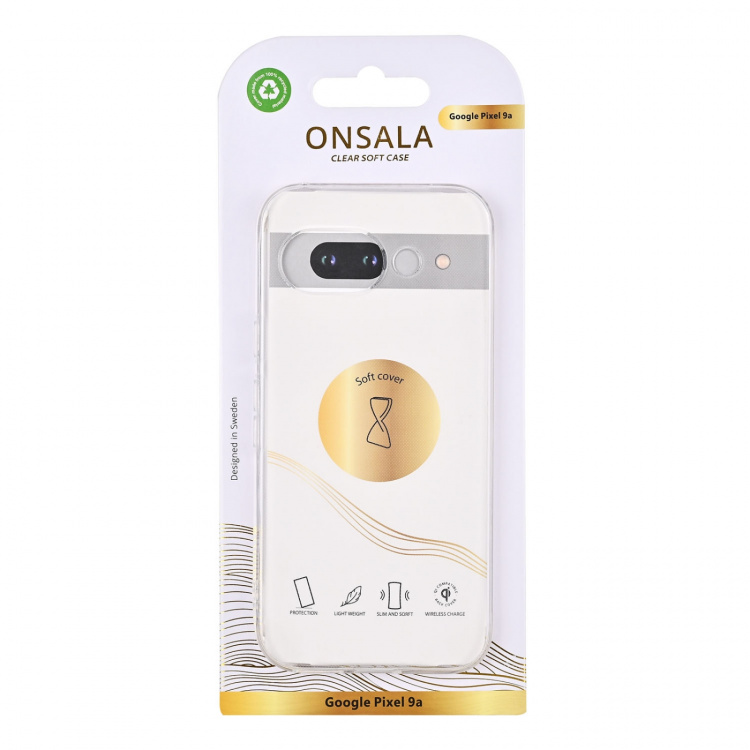Onsala Mobilcover Google Pixel 9a TPU Transparent