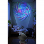 Mobility On Board Projektor Stellar Light Space Sølv Astronaut