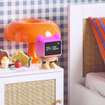 Mobility On Board Vækkeur Dancing Clock Lyserød