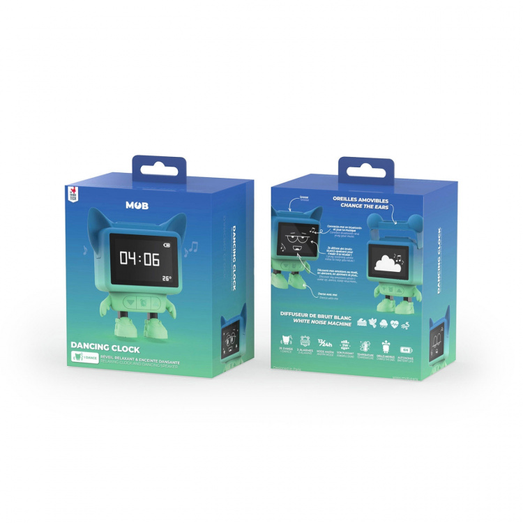 Mobility On Board Vækkeur Dancing Clock Blå