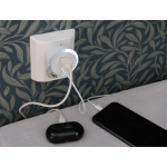 CAPiDi Sikkerhedstimer USB A+C 1-4 3,4A Hvid CAPiDi Sikkerhedstimer USB A+C 1-4 3,4A Hvid