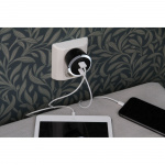 CAPiDi Sikkerhedstimer USB A+C 1-4 3,4A Sort CAPiDi Sikkerhedstimer USB A+C 1-4 3,4A Sort