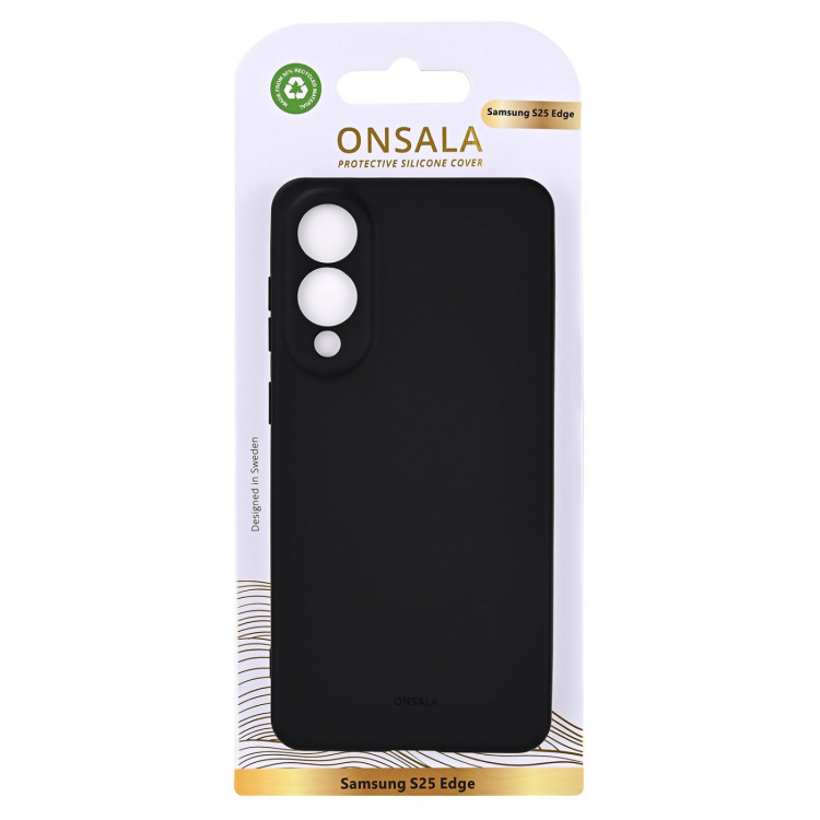 Onsala Mobilcover Samsung S25 Edge Sil Feel Sort