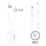 MIXX Høretelefon Soundport USB-C In-Ear Kablede Hvid