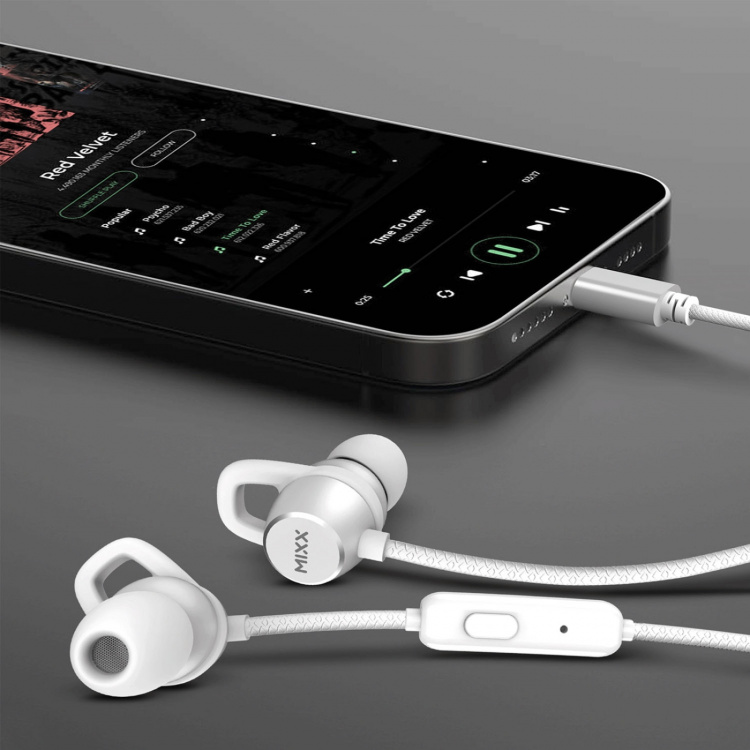 MIXX Høretelefon Soundport USB-C In-Ear Kablede Hvid