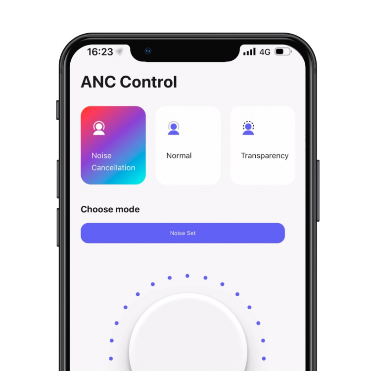 MIXX Høretelefoner StreamQ D3 ANC Over-Ear Trådløs Sand
