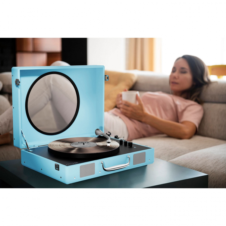 MIXX Pladespiller Revival 65 Stereo Blå MIXX Pladespiller Revival 65 Stereo Blå