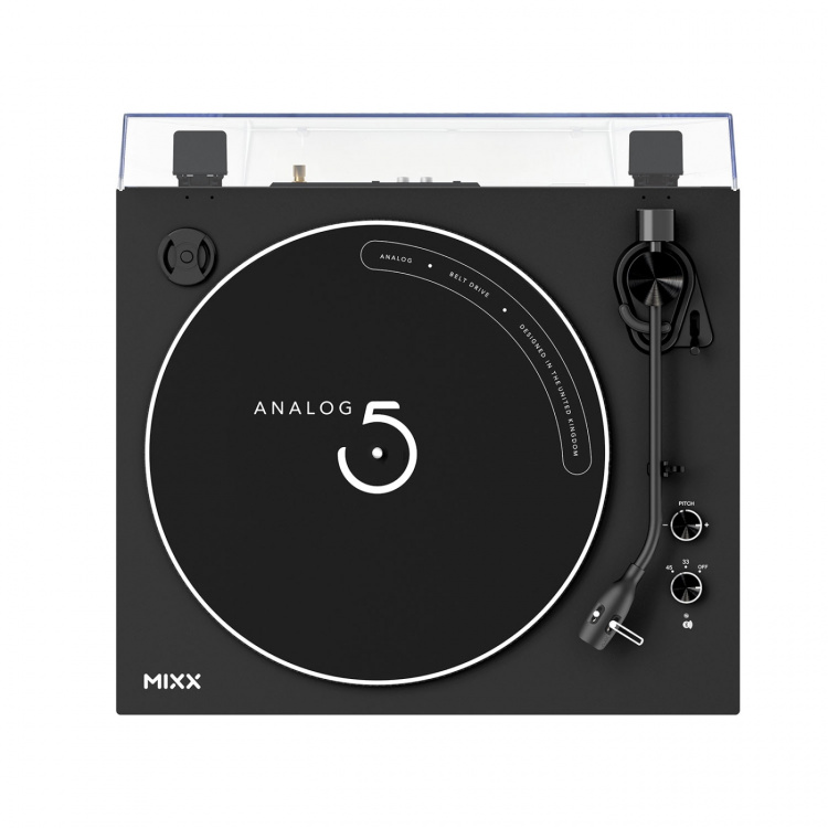 MIXX Vinylpladeafspiller Analog 5 Stereo Sort MIXX Vinylpladeafspiller Analog 5 Stereo Sort