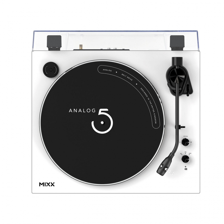 MIXX Vinylpladeafspiller Analog 5 Stereo Hvid