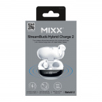 MIXX Høretelefoner Hybrid Charge 2 In-Ear Tws Qi Trådløs Hvid