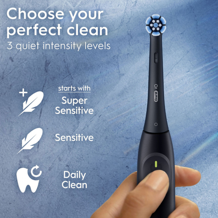 Oral B Eltandborste iO2 Series Duo Night Black / Forest Green Oral B Eltandborste iO2 Series Duo Night Black / Forest Green
