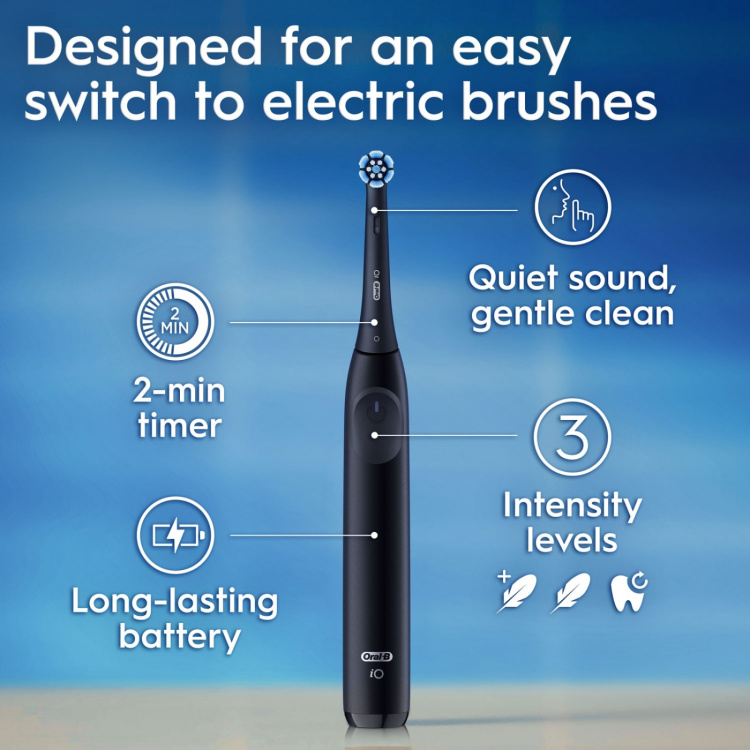 Oral B Eltandborste iO Simply Easy Clean Night Black Oral B Eltandborste iO Simply Easy Clean Night Black