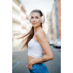 Audeeo Serenehush Hybrid ANC + ENC Headphones White