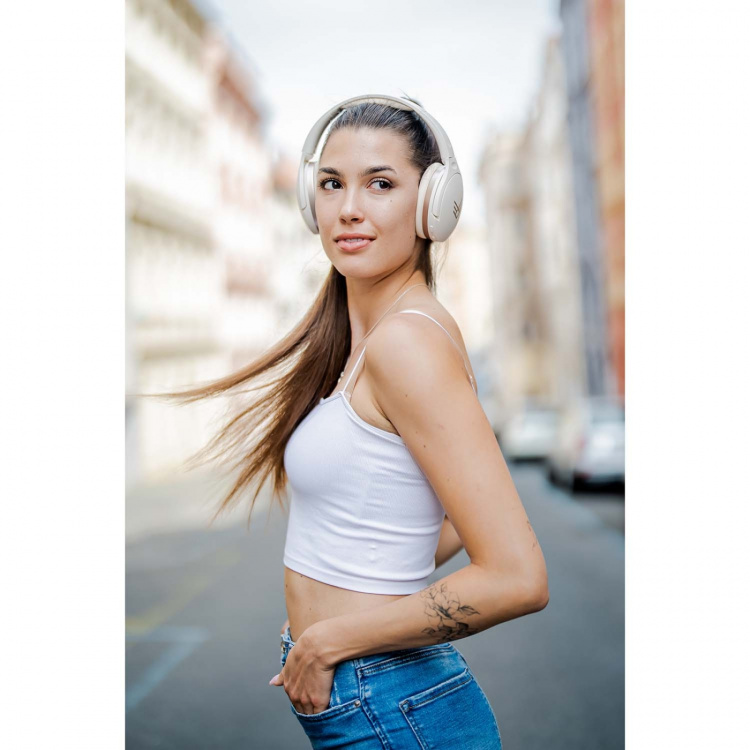 Audeeo Serenehush Hybrid ANC + ENC Headphones White