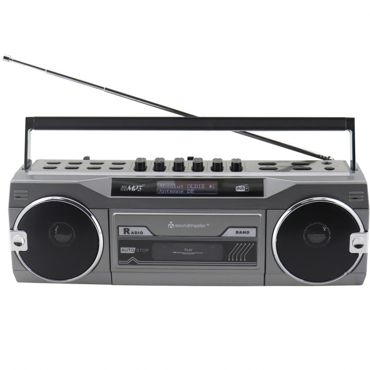 Soundmaster Retro kassettradio med Bluetooth