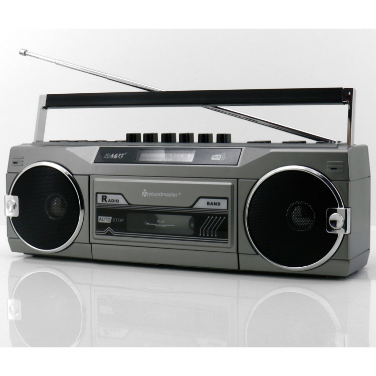 Soundmaster Retro kassettradio med Bluetooth