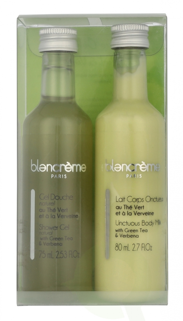 Blancreme Shower Gel + Creamy Body Milk Duo 160 ml 2x80ml - Green Tea & Verbena