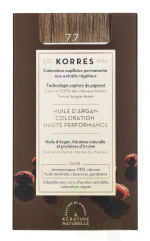 Korres Argan Oil Advanced Colorant 145 ml 7.7 Mocha - Colorant 50ml/Emulsion 75ml/Conditioner 20ml