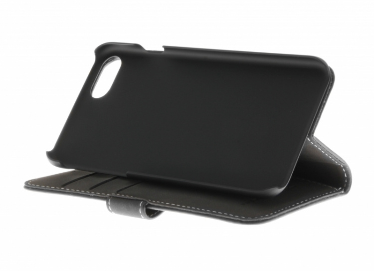 Insmat Exclusive Flip Case Pungetui til iPhone 6 / 6s / 7 / 8 / SE, sort