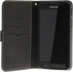 Insmat Exclusive Flip Case pungetui, Samsung Xcover 4 / 4S, sort
