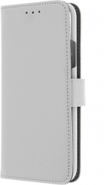 Insmat Exclusive Flip Case pungetui, iPhone X / Xs, hvid
