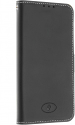 Insmat Eksklusivt Flip Case pungetui, Samsung Galaxy A40, sort