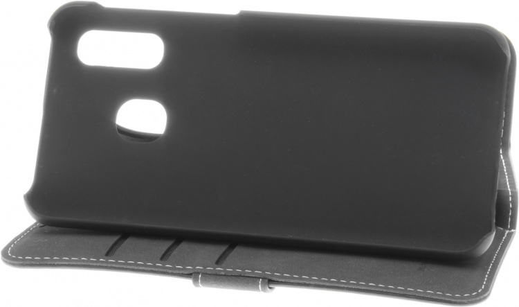 Insmat Eksklusivt Flip Case pungetui, Samsung Galaxy A40, sort