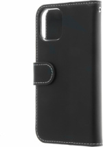 Insmat Exclusive Flip Case Pungetui, iPhone 12 mini, sort