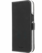 Insmat Exclusive Flip Case pungetui, iPhone 12 Pro Max, sort