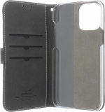Insmat Exclusive Flip Case pungetui, iPhone 12 Pro Max, sort