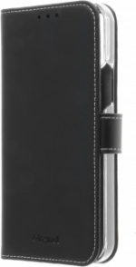 Insmat Exclusive Flip Case pungetui, iPhone 12 / 12 Pro, sort