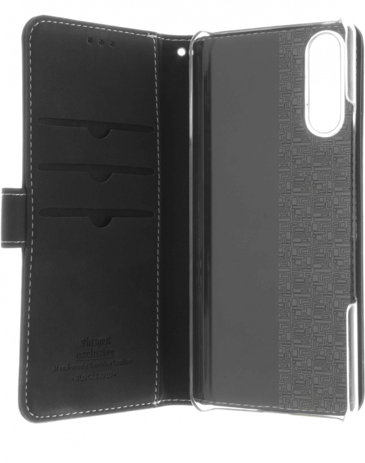 Insmat Eksklusivt Flip Case-pungetui, Sony Xperia 10 III, sort