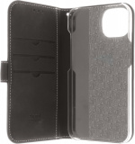 Insmat Exclusive Flip Case Pungetui, iPhone 13, sort