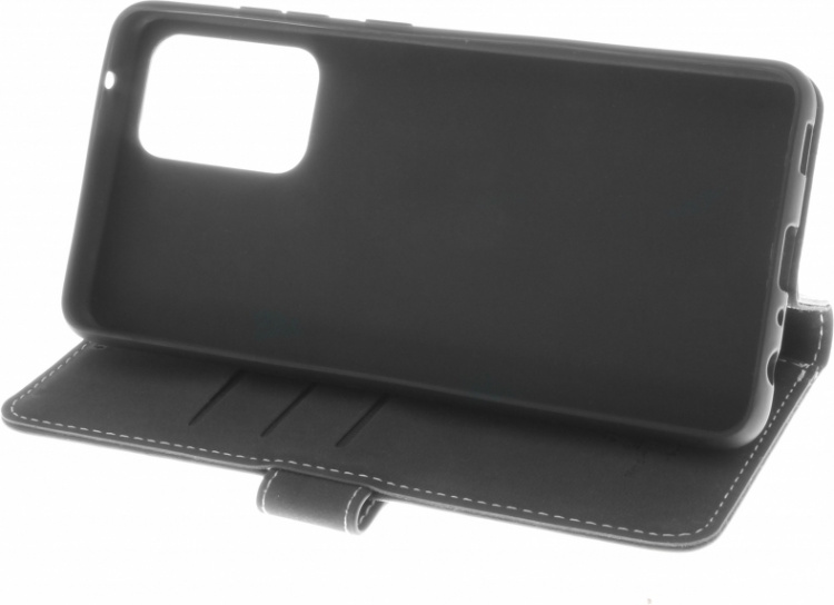 Insmat Eksklusivt Flip Case pungetui, Samsung Galaxy A53 5G, sort