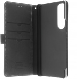 Insmat Exclusive Flip Case pungetui, Sony Xperia 1 IV, sort