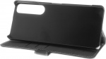 Insmat Exclusive Flip Case pungetui, Sony Xperia 1 IV, sort