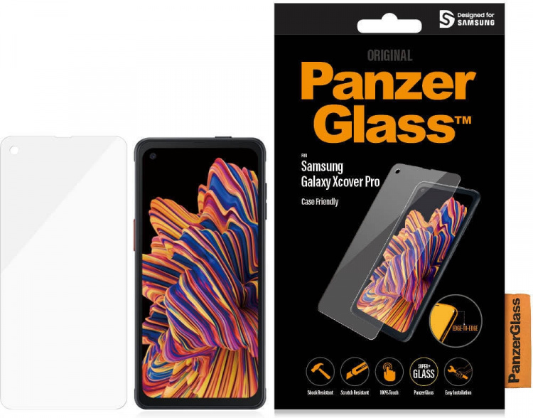 PanzerGlass Case Friendly panserglas, Samsung Galaxy Xcover Pro