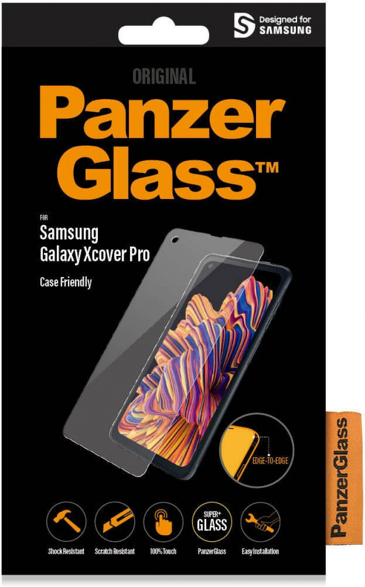 PanzerGlass Case Friendly panserglas, Samsung Galaxy Xcover Pro