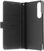 Insmat Eksklusivt Flip Case-pungetui, Sony Xperia 1 V, sort