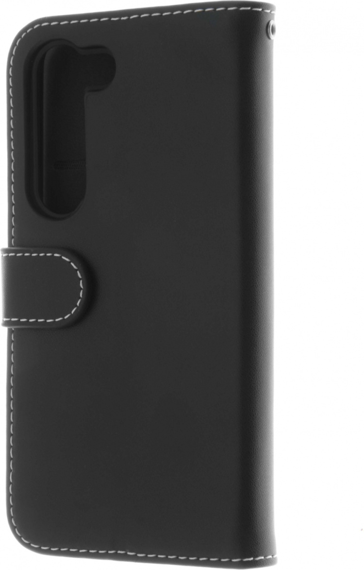 Insmat Flip Case pungetui, Samsung Galaxy S23, sort