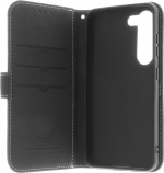 Insmat Flip Case pungetui, Samsung Galaxy S23, sort